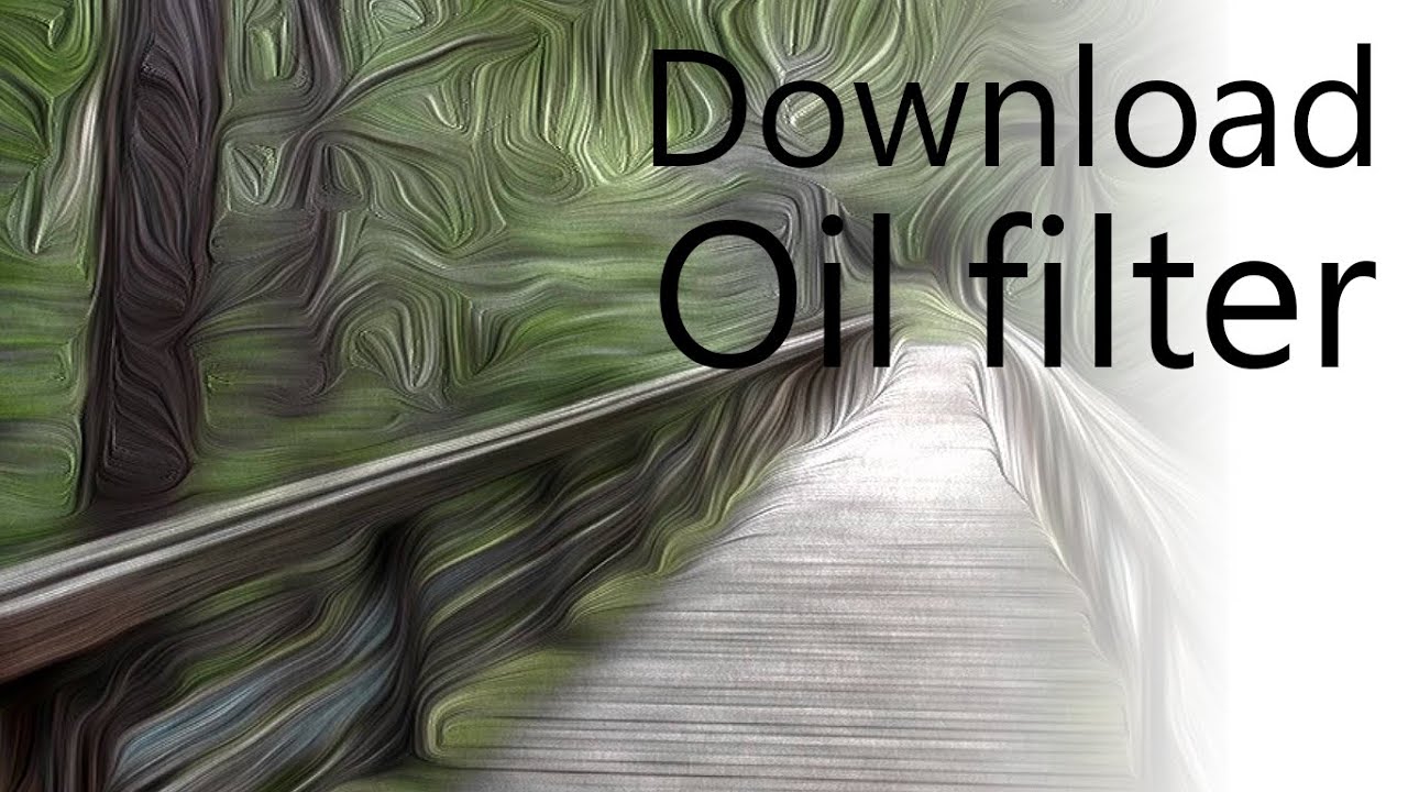 free oil painting filter photoshop